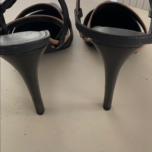Tibi heel black and tan worn 3 times super cute - Picture 6 of 8